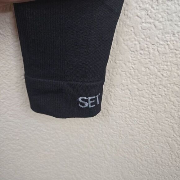 SET Active Sculptflex Power High rise Leggings Black Womens M - Picture 5 of 7